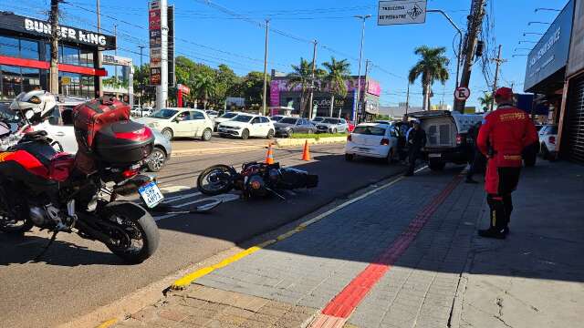 Airbag corporal salva bombeiro atingido por carro a caminho de ocorrência