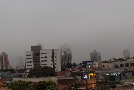 Campo Grande amanhece com nevoeiro e sensação térmica de 4,9°C