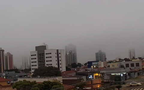 Campo Grande amanhece com nevoeiro e sensação térmica de 4,9°C