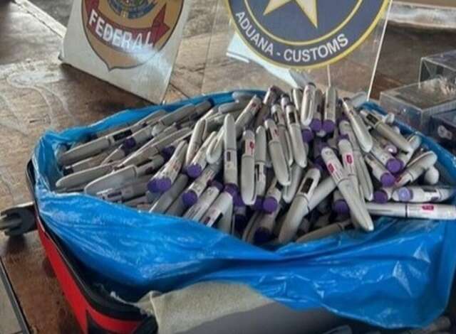Com MS na rota, apreensão de canetas emagrecedoras cresce 20 vezes em 2 anos