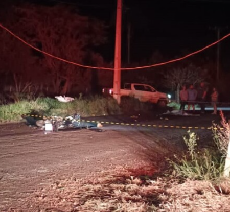 Morre segunda vítima de colisão de moto contra poste na MS-166