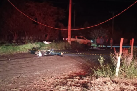 Morre segunda vítima de colisão de moto contra poste na MS-166