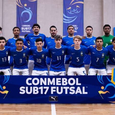 Com atleta de MS, Brasil goleia Equador na estreia do Sul-Americano Sub-17