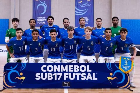 Com atleta de MS, Brasil goleia Equador na estreia do Sul-Americano Sub-17