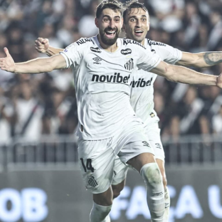 Santos bate Vasco e Atlético-MG vence Grêmio em tarde de placares iguais