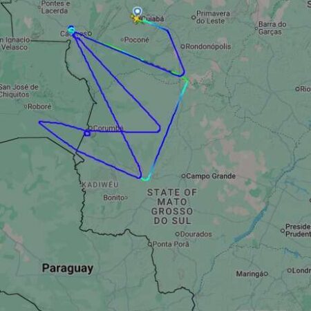 Avião-laboratório alemão sobrevoa Pantanal de MS para medir carbono e metano