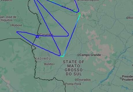 Avião-laboratório alemão sobrevoa Pantanal de MS para medir carbono e metano