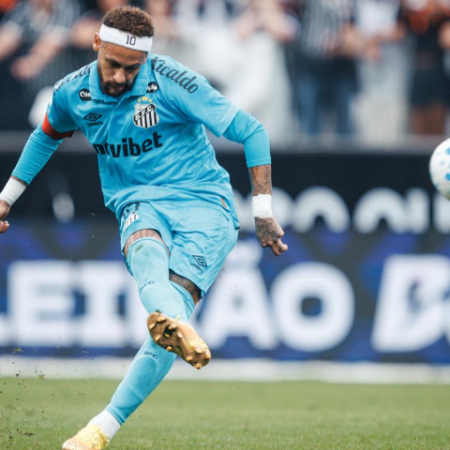 Neymar decide, Santos vence Corinthians e se afasta da zona de rebaixamento