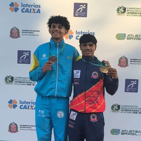 MS faz dobradinha inédita com ouro e prata nos 400m do Brasileiro Sub-18