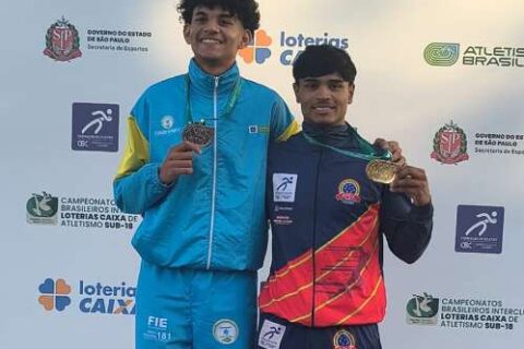 MS faz dobradinha inédita com ouro e prata nos 400m do Brasileiro Sub-18
