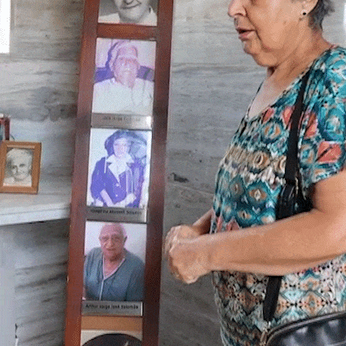 Lúcia só queria cuidar da última morada de Nena, mas perde a luta para ladrões