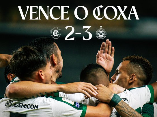 Coritiba vira no fim, bate Remo e amplia crise do rival no Brasileirão