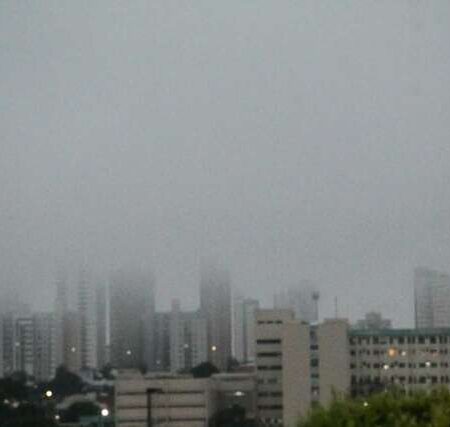 Quinta-feira amanhece nublada e previsão é de tempestade para 46 cidades