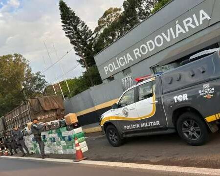 Polícia paulista apreende caminhão com 3 toneladas de maconha de Dourados