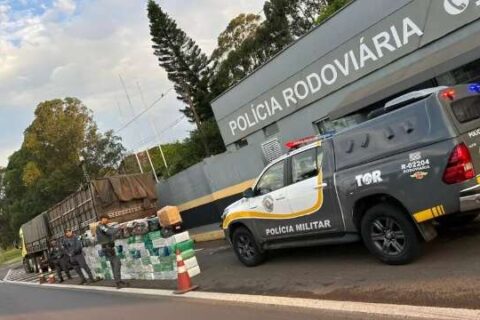 Polícia paulista apreende caminhão com 3 toneladas de maconha de Dourados