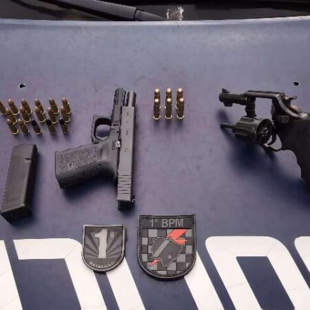 Dupla é presa com armas e diz que iria "vingar desafeto" em boate da Afonso Pena