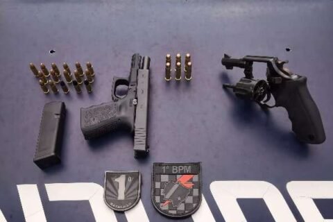 Dupla é presa com armas e diz que iria "vingar desafeto" em boate da Afonso Pena