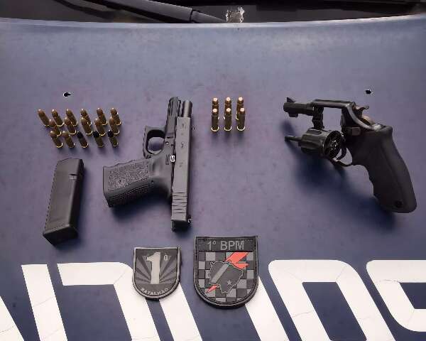 Dupla é presa com armas e diz que iria "vingar desafeto" em boate da Afonso Pena