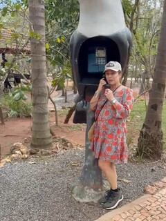 Cissa Guimarães troca estúdios pelo Buraco das Araras em passeio por MS Cissa Guimarães troca estúdios pelo Buraco das Araras em passeio por MS