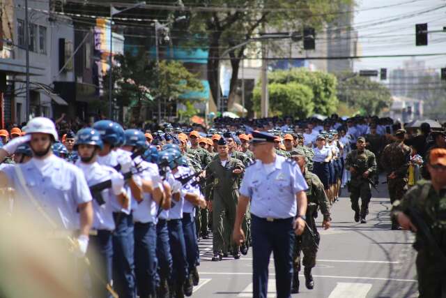 Interdições para desfile de 7 de Setembro começam domingo no Centro da Capital