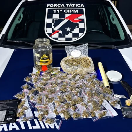 Adolescente é apreendido com drogas e carregador de pistola no Coronel Antonino
