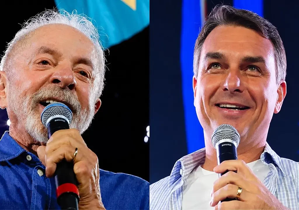 Datafolha mostra Flávio Bolsonaro com 47% e Lula com 46% das intenções de voto