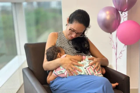 Vivendo o outro lado, médica vê filha ganhar alta após afogamento na Capital